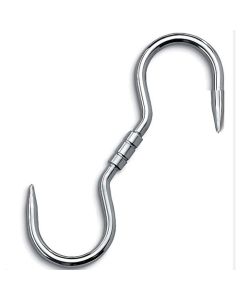 Crochet à Viande de Boucher - Grand Taille - Tournante