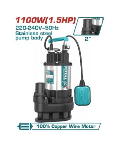 Pompe Vide Cave Total 1100W - Prix Tunisie | Arkan.tn