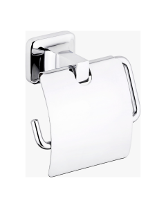 Porte-Papier Toilette avec Couvercle Chrome... | Arkan.tn