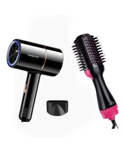 Pack SOKANY 2-en-1 : Brosse One Step 1200W + Sèche-cheveux CF-2241 Tunisie