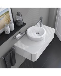 Lavabo a poser Sanitana UP CIRCULAIRE  - Blanc
