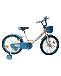Vélo RODEO FROZEN 16" Avec Panier Pour Fille - Bleu