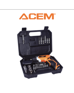 Visseuse Sans Fil ACEM CD03.04 – Rotatif 60° 3.6V - 44 PCS