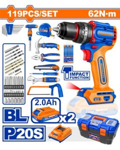 Set d'Outils Wadfow 119 pcs - Prix Tunisie | Arkan.tn