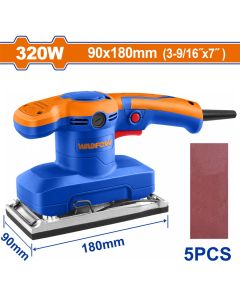 Ponceuse vibrante Wadfow 320W - Prix Tunisie | Arkan.tn