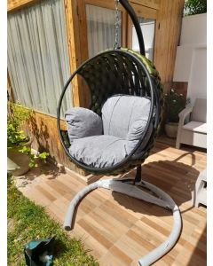 Fauteuil suspendu ESPACE HOME 196x110x125cm - vert 