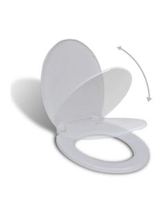 ABATTANT AVEC SYSTÉME SOFTCLOSE EN ABS BLANC STAR SANITAIRE