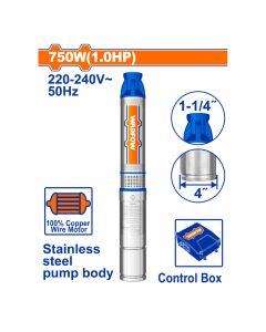 Pompe immergée Wadfow 1HP 750W - Prix Tunisie | Arkan.tn