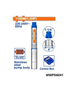 Pompe immergée Wadfow 1.5HP 1100W - Prix Tunisie | Arkan.tn