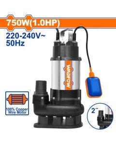 Pompe vide-cave inox Wadfow 1.0HP - Prix Tunisie | Arkan.tn