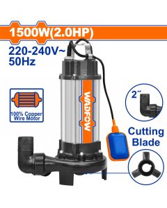 Pompe Vide-Cave Inox Wadfow 1500W - Prix Tunisie | Arkan.tn