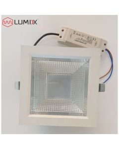 Spot Encastre Carrée Blanc COB 30W 6000K 220V