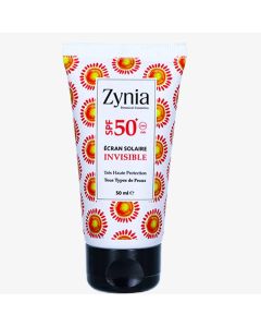 Zynia Écran Solaire Invisible SPF 50+ 50ml - Haute Protection