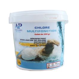Chlore multifonctions Galet 200 Gr 1 KG 
