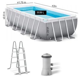 Piscine INTEX - rectangulaire - 3 x 1.75 x 0.8 m