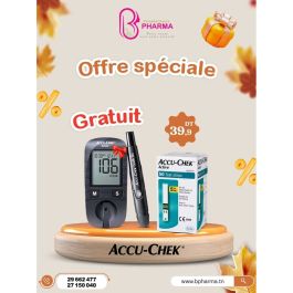 Pack Accu-Chek Active 125 Bandelettes - Surveillance Glycémique
