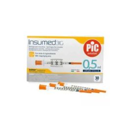 Pic Seringue Insumed 30G x 8mm Boîte de 30 - Matériel Médical