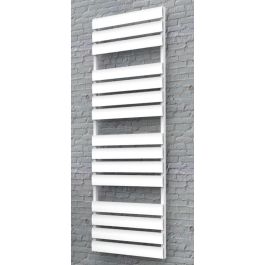 SÈCHE SERVIETTE 120/50 ALUMINIUM BLANC MEZZALUNA-12050BLMEZ