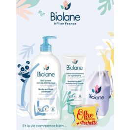 Biolane Bourse Gel Lavant et Crème Nourrissante - Soin Bébé