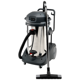 Aspirateur Fasa Domino - Inox - 2 Moteurs - 78L