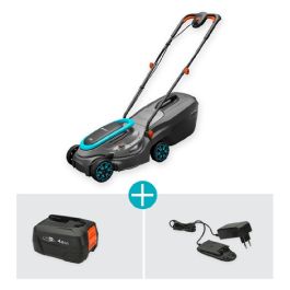 GARDENA - Tondeuse PowerMax 32/18V P4A- Kit prêt à l'emploi