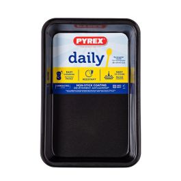 Plat rectangulaire en metal - 28x18cm - Pyrex Daily Metal