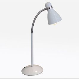 Lampe de Bureau - Flexible - Métal - Blanc - 60 cm