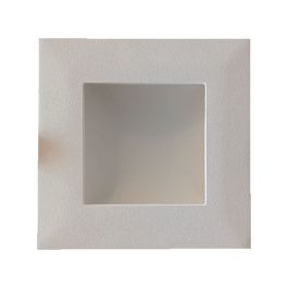 Spot Encastrable Carre Blanc Plat SMD 8W 3000K - Lumière Indirect