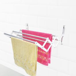 Séchoir à Linge Pour Accrocher Serviettes 6 barres - 65 cm x 35 cm - TOUCHDAR