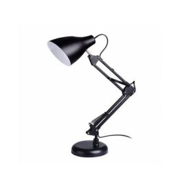 Lampe bureau - Architecte - Réglable - Moderne - Métal - Noir