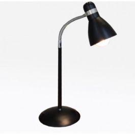 Lampe de Bureau - Flexible - Métal - Noir - 60 cm