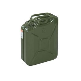 Jerrican pour carburant métallique - Bidon essence-20 Litres