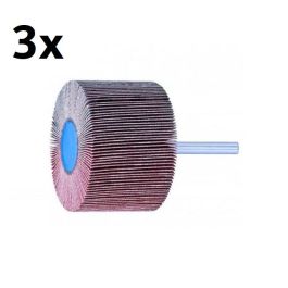 Lot de 3 Roues à lamelle 40x20x6mm - Sans Marque-grain 120