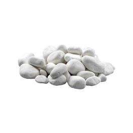 Galet decoratif blanc