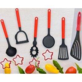 Lot de 10 Outils de Cuisine - Rouge