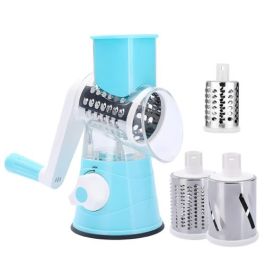 Hachoir Manuel de Découpage - 3 Différents Lames - BLEU