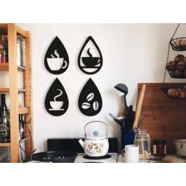 Décoration Murale en Plastique pour Café V3