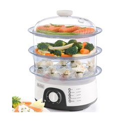 Cuiseur Vapeur Black & Decker HS6000-B5 - 775W - 10L - Blanc