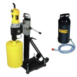 Carotteuse diamant D300 avec support et réservoir eau - D21585 - DEWALT