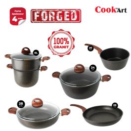 Batterie de cuisine 9 pièces serie Boisé V2 Cook'art