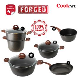 Batterie de cuisine 9 pièces serie Boisé V1 Cook'art