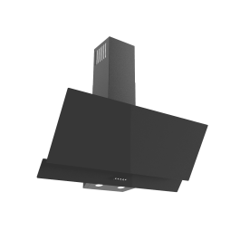 Hotte Cheminée Curved Glass SEG 90cm - Noir