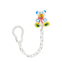 Attache-tétine Chaînette et Clip Pur - Accessoire Bébé