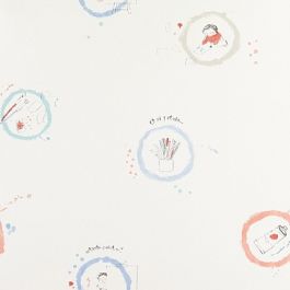 Papier peint casadeco arc en ciel v1 - Rouleau de 53 cm x 10.05 m