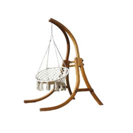 Fauteuil Suspendu CANARIES – Bois et Tissu – 214x120x160 cm