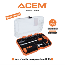 ACEM - Jeux d'outils de reparation (29pcs)-1