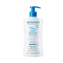NEUTRADERM Baby Gel Nettoyant Douceur 3en1 400ml