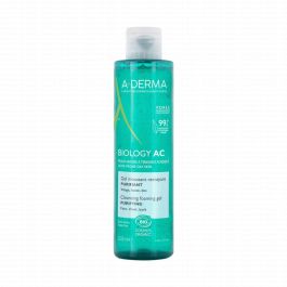 A-Derma Biology-AC Gel Moussant Nettoyant 200ml - Peaux à