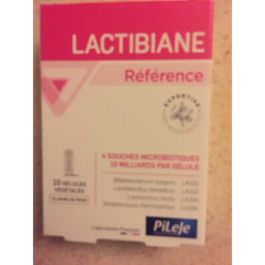 Lactibiane Référence 10 gélules - Pileje - Digestion & Transit