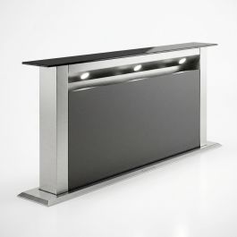 Hotte aspirante Ascenseur - Inox & Noir - Débit 813 m³/h - 3 vitesses